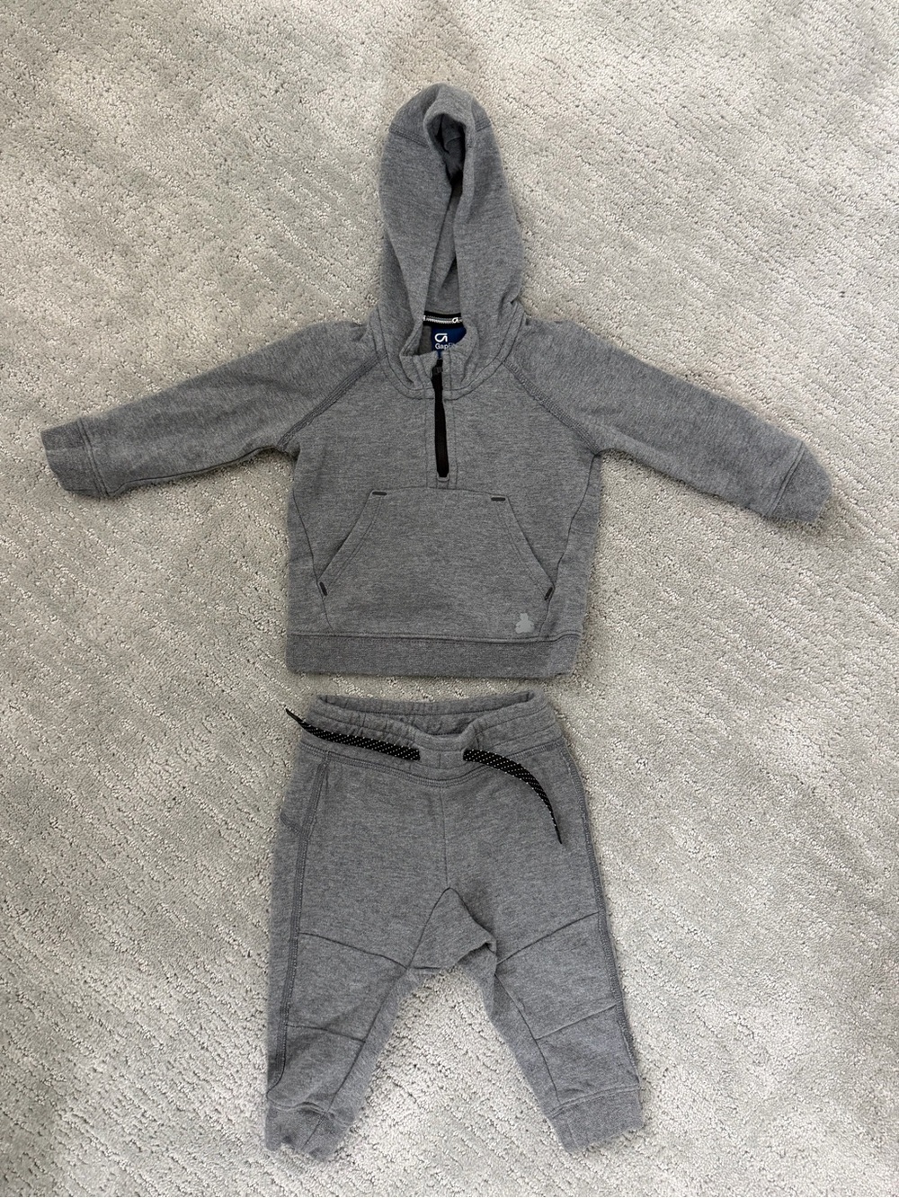 Gray Hoodie & Jogger Set
